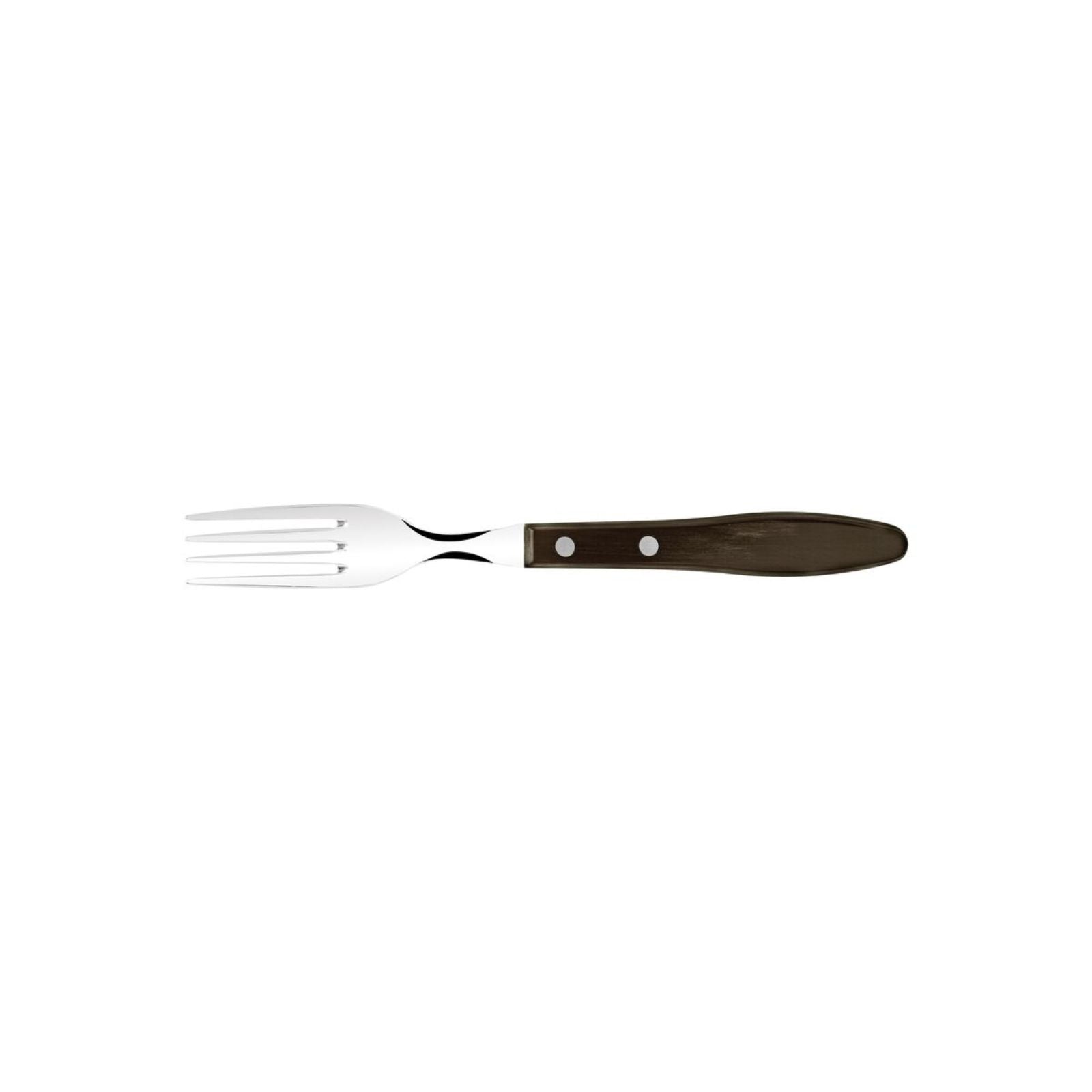 Kit para asado Tramontina con Cubiertos Jumbo de Acero Inoxidable, Mango Castaño Polywood con Tabla y Estuche de Madera, 17 piezas.