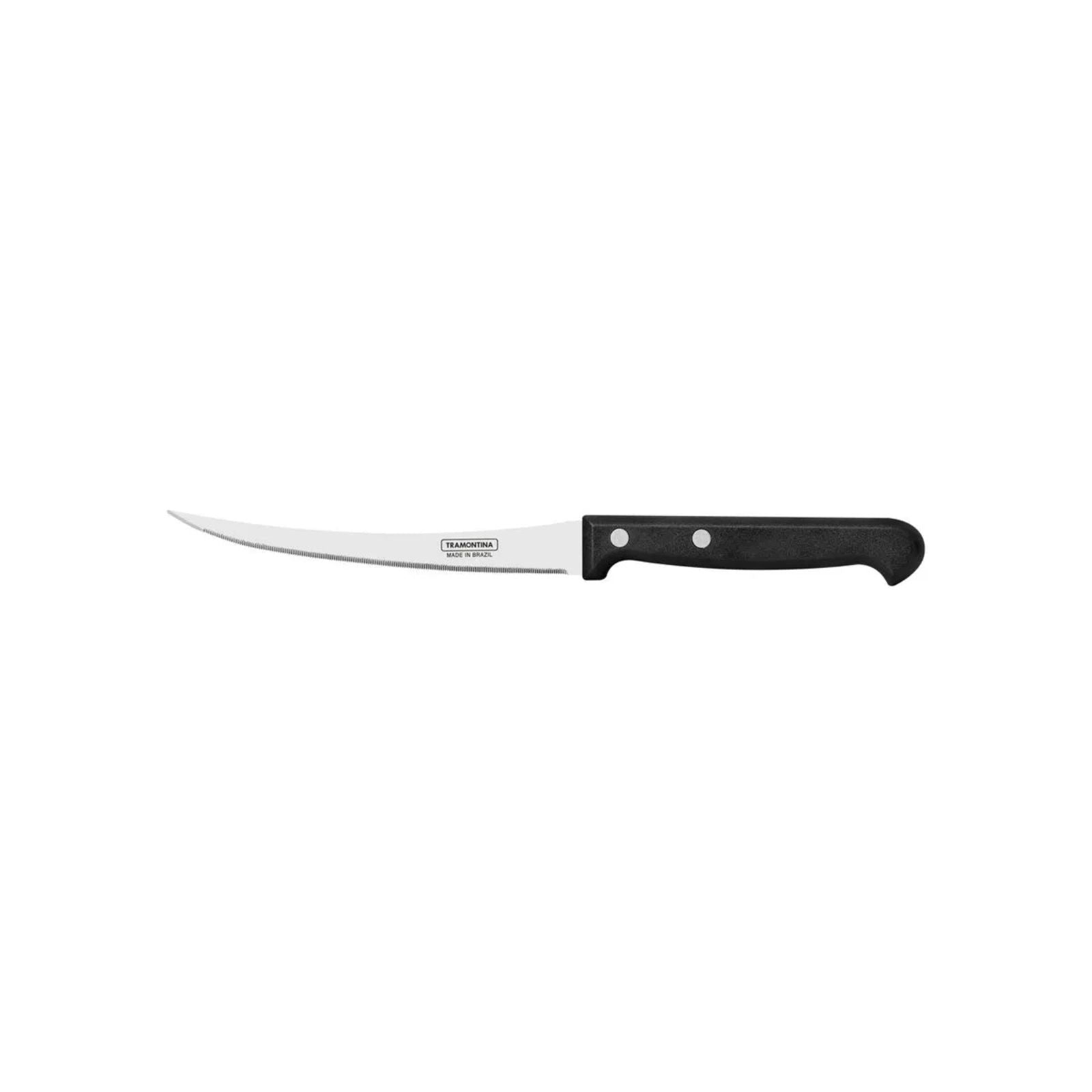 Juego de Cuchillos Tramontina Ultracorte con Lámina de Acero Inoxidable y Mango de Polipropileno negro 6 Piezas