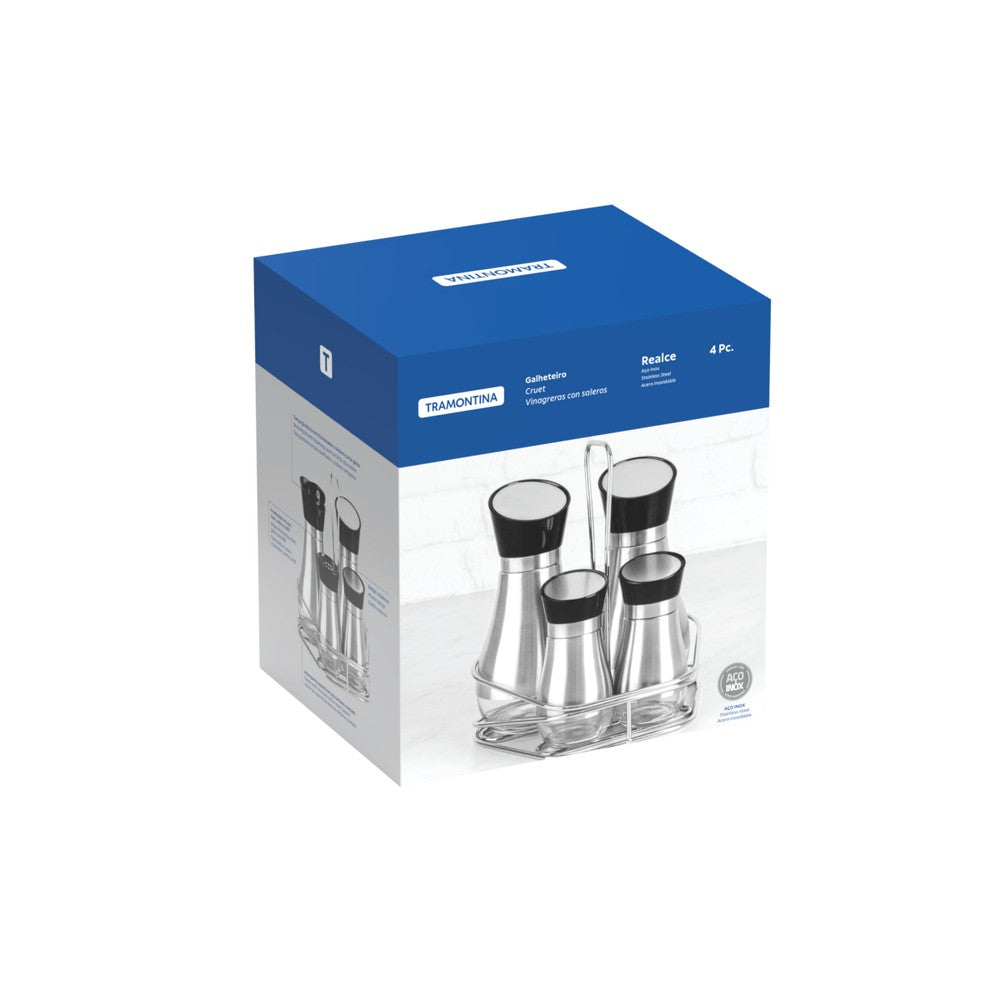 Juego Vinagrera Tramontina Realce