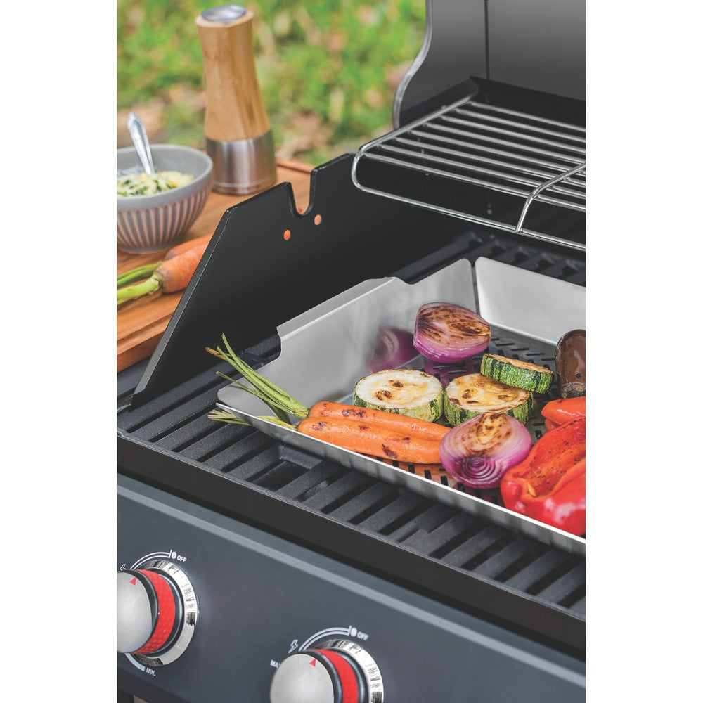 Asadera Tramontina Cosmos multiuso de acero inoxidable 47 x 30 cm