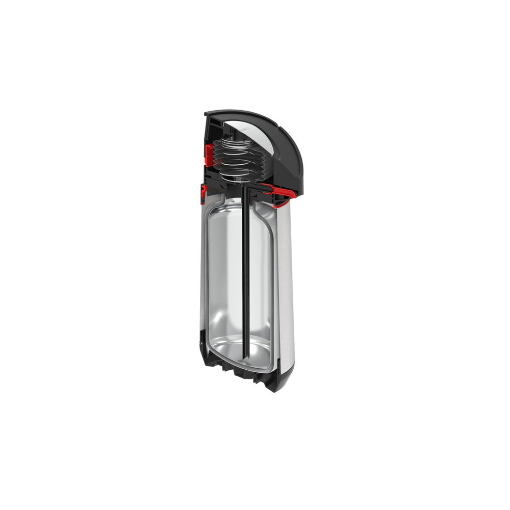 Termo con sifón Tramontina Exata de acero inoxidable con ampolla de vidrio 1,8 L