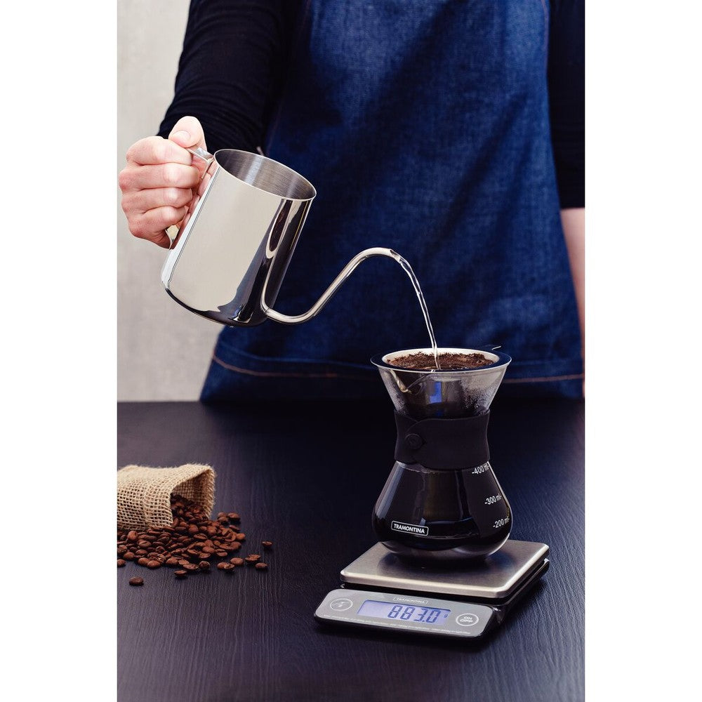 Cafetera Tramontina con Colador en Acero Inoxidable 0,40 L