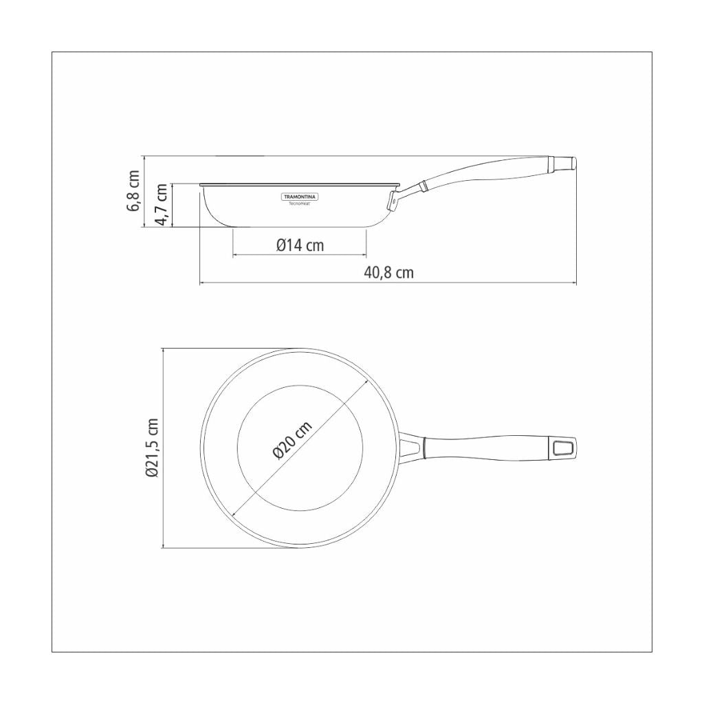 Sartén Grano de acero inoxidable con cuerpo triple y revestimiento interno cerámico grafito de 30 cm