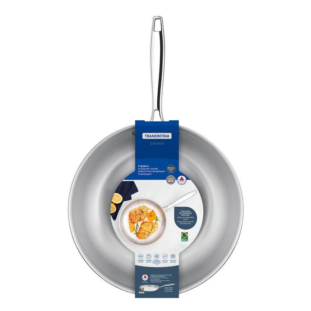 Sartén de Acero Cuerpo Triple 30 cm 3,4 L Tramontina Grano
