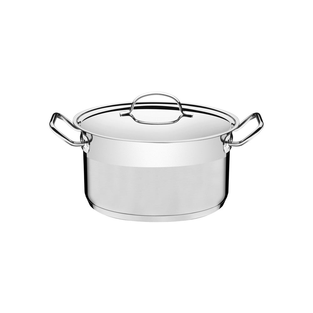 Cacerola de Acero Inox. 20 cm 3,6 L Tramontina Profesional.
