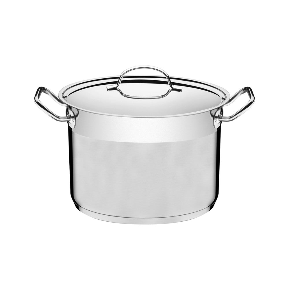 Olla Alta de Acero Inox. 24 cm 7,8 L Tramontina Profesional.