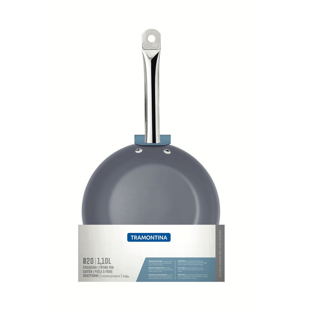 Sartén de Acero con Cerámico 20 cm Tramontina Professional.