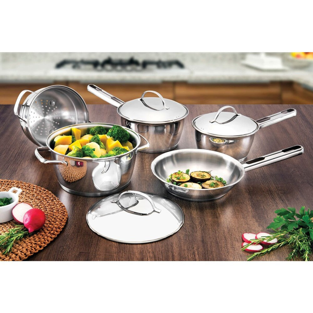 Olla de Acero Inox Triple Fondo 20cm 2,7L Tramontina Allegra