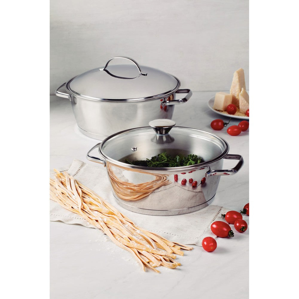 Cacerola de Acero Triple Fondo 24 cm 4,2L Tramontina Allegra