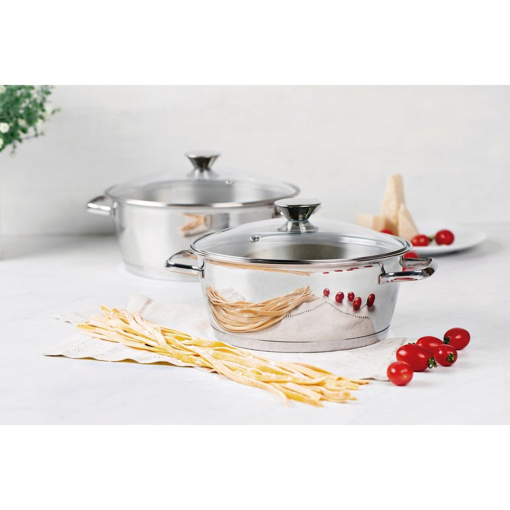 Cacerola de Acero Triple Fondo 24 cm 4,2L Tramontina Allegra