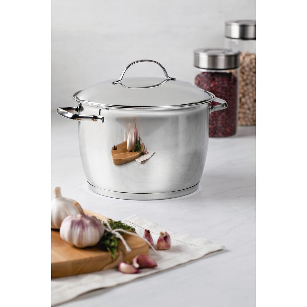Olla Alta de Acero Triple Fondo 24cm 7,5L Tramontina Allegra