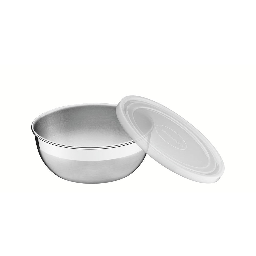 Juego de contenedores Freezinox de acero inoxidable con tapa plástica de 3 piezas Tramontina