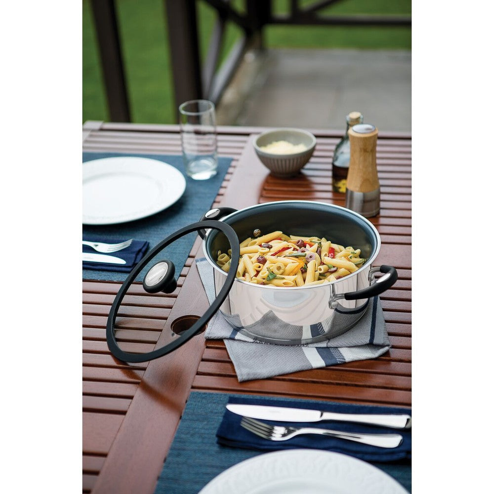 Batería de Cocina en Acero Triple Fondo 4 Pzas Tramontina Solar Ceramic