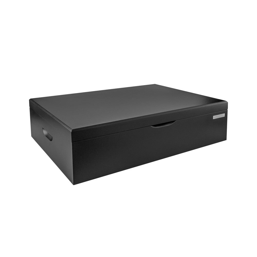 Juego de cubiertos de 130 piezas Tramontina Mônaco de acero inoxidable con cuchillos de mesa forjados 6mm, estuche de madera