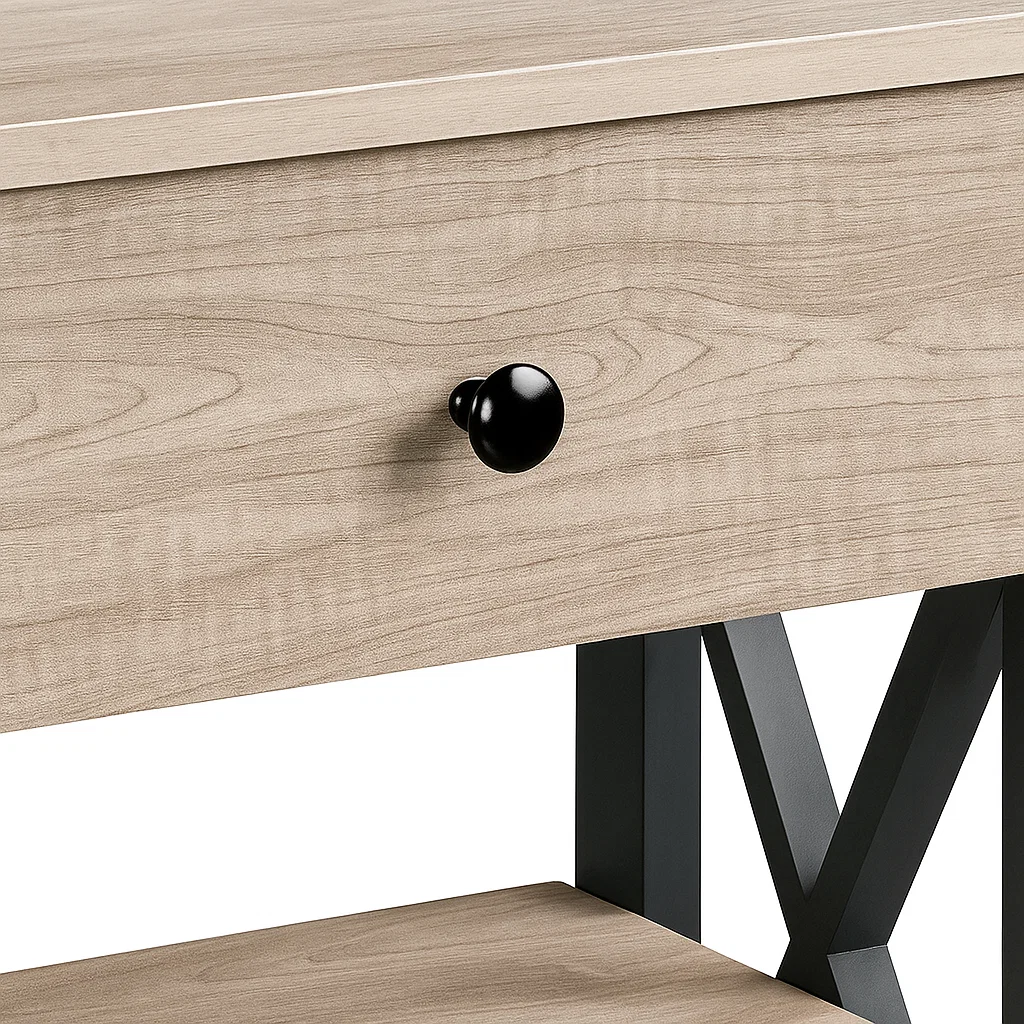 Arrimo con Cajon y 2 Estantes de Almacenaje