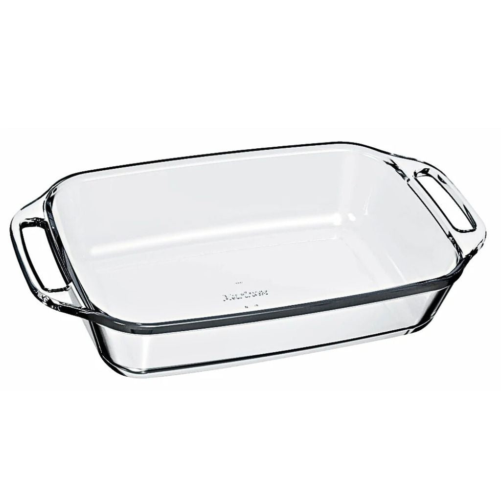 Asadera Rectangular Mediana Con Asas 2,7 Litros