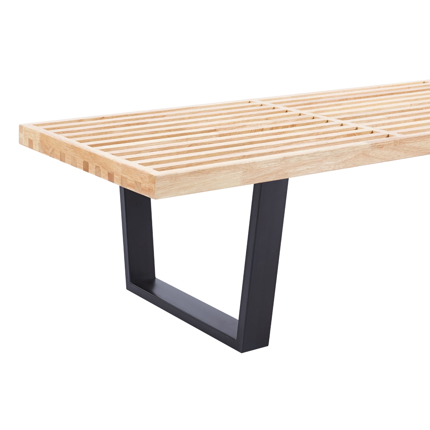 Banqueta de Madera y Metal George Nelson 160cm