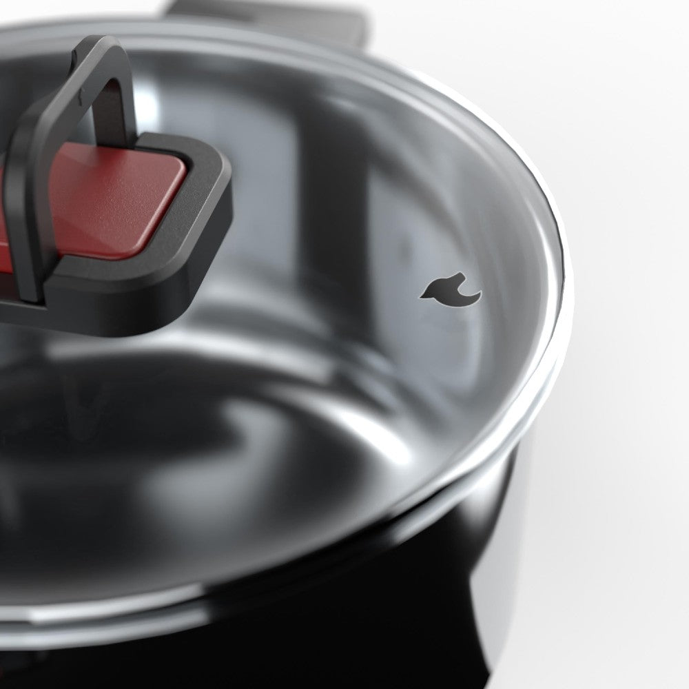 Batería de Cocina 6 Piezas Acero Inoxidable Wolf