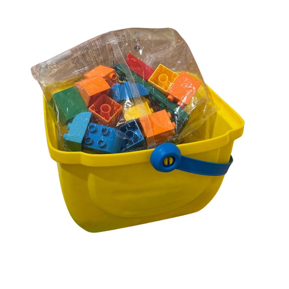 Bloques Construcción (Building Blocks), 63 Piezas con balde