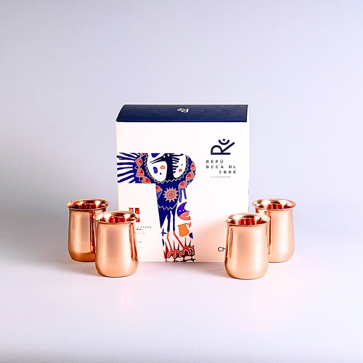 Set Vasos Cobre Cocktail