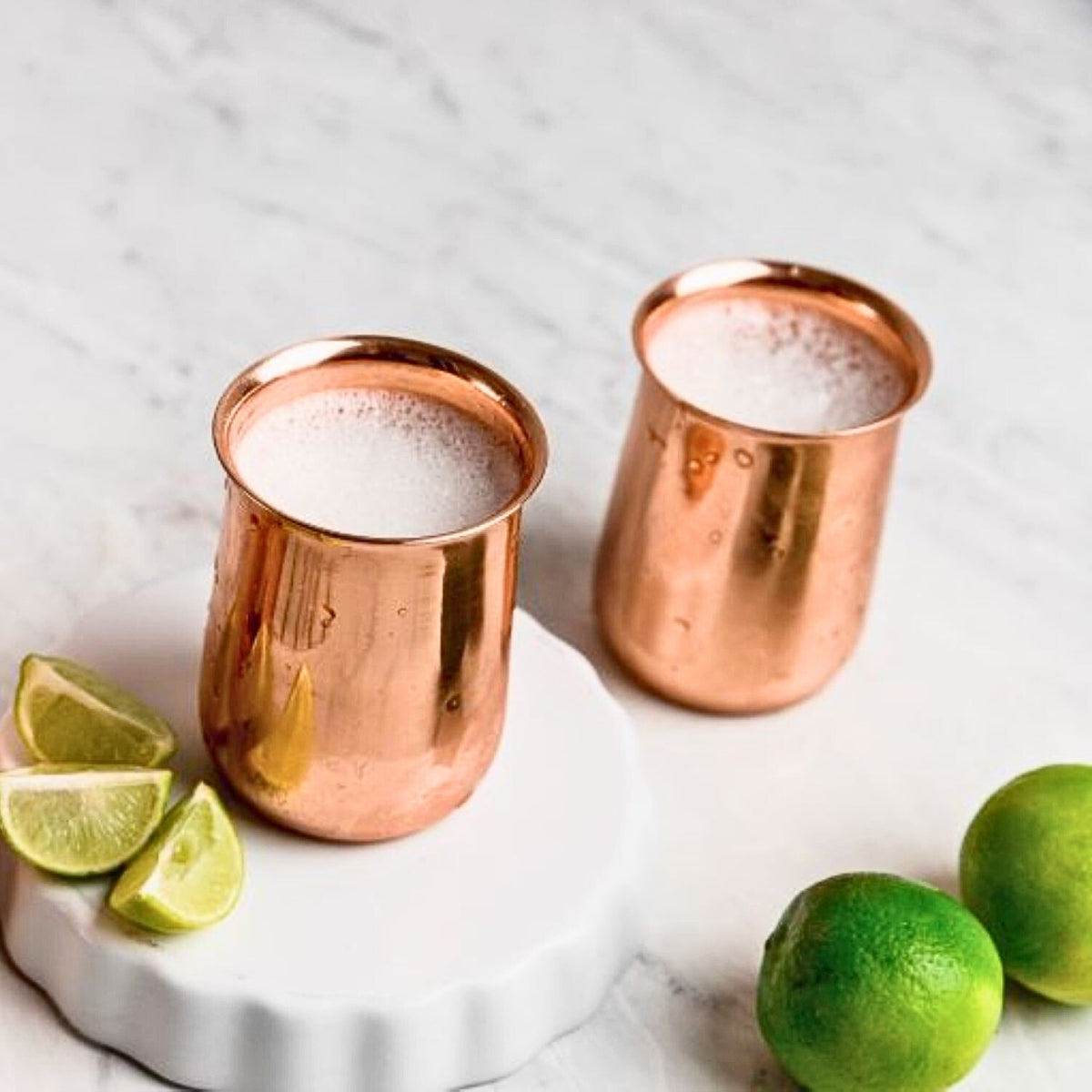 Set Vasos Cobre Cocktail