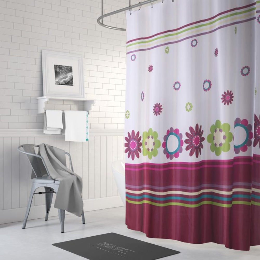 Cortina de Baño Estampado Colors