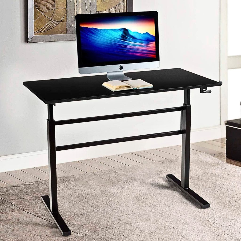 Escritorio de trabajo con altura regulable standing desk - Negro