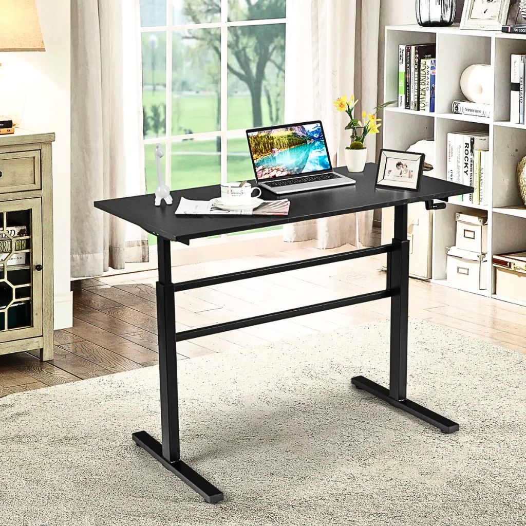 Escritorio de trabajo con altura regulable standing desk - Negro