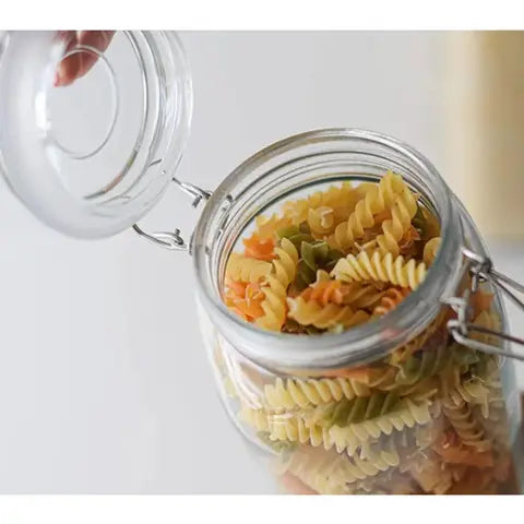Pack de 3 Frascos de Vidrio con tapa Hermética 1,45L Allegra