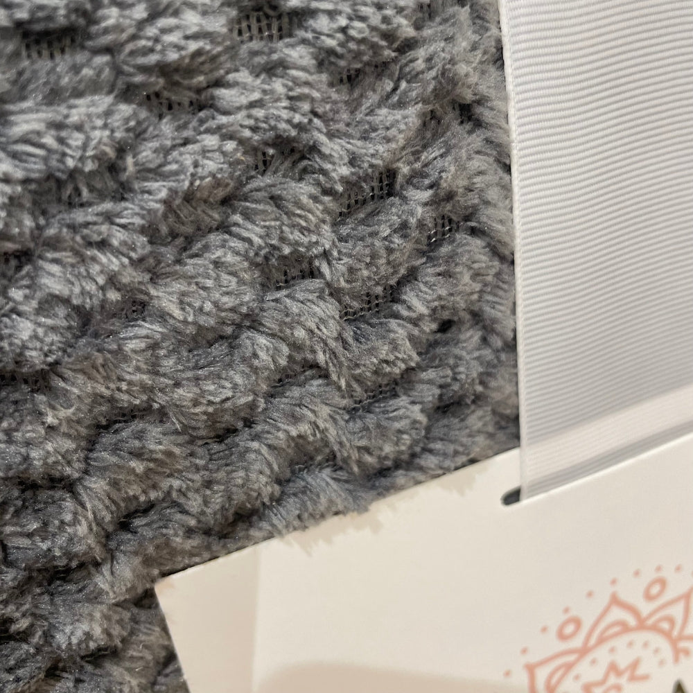 Frazada Termica Microfibra Dark Gray - Suave y Abrigadora