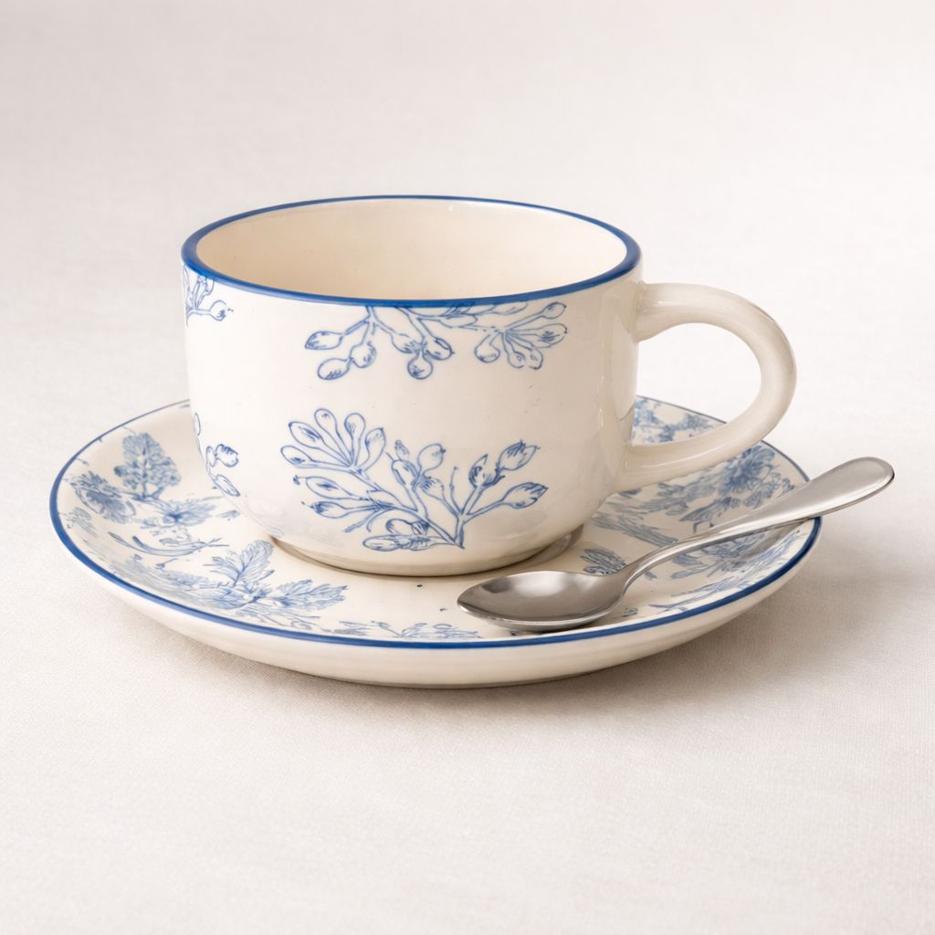 Juego de Té Eleanor Hallen 18 Piezas con Cucharitas Krons