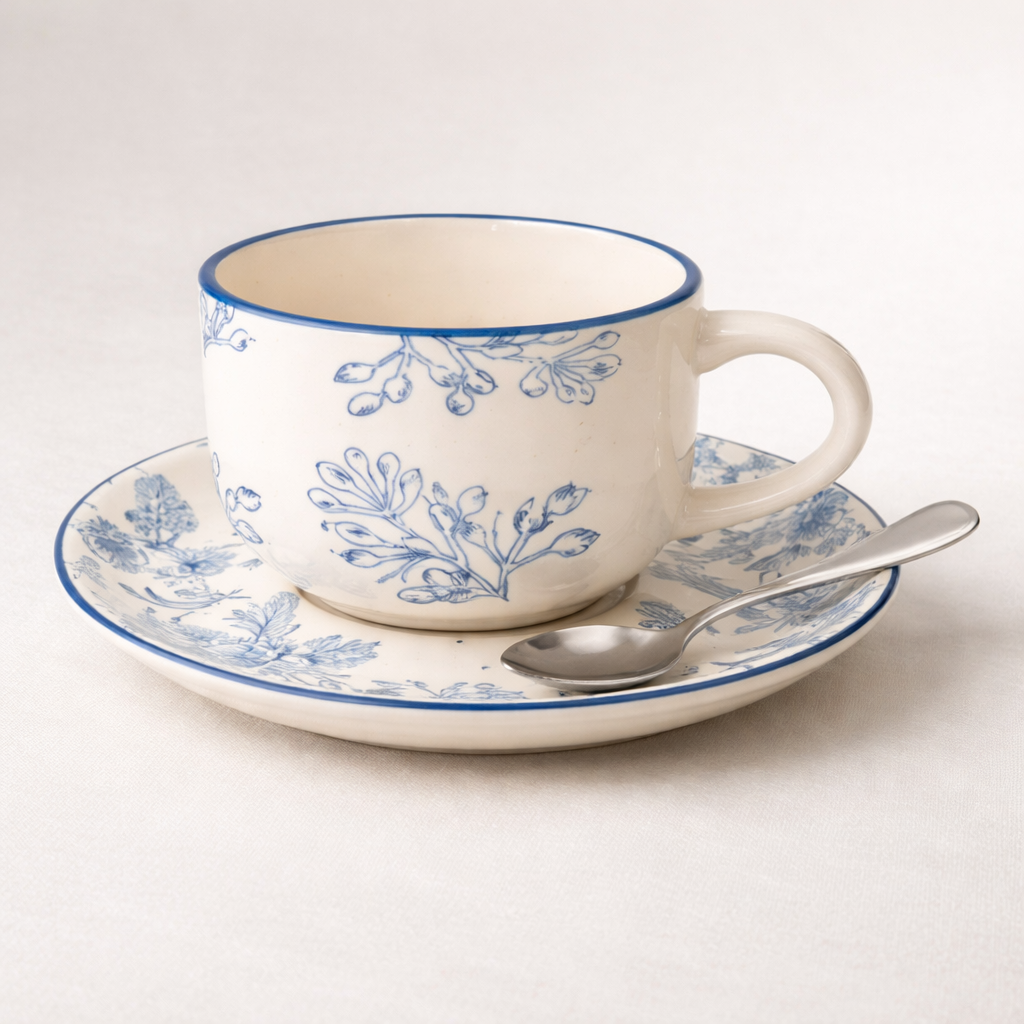 Juego de Té Eleanor Hallen 18 Piezas con Cucharitas Krons