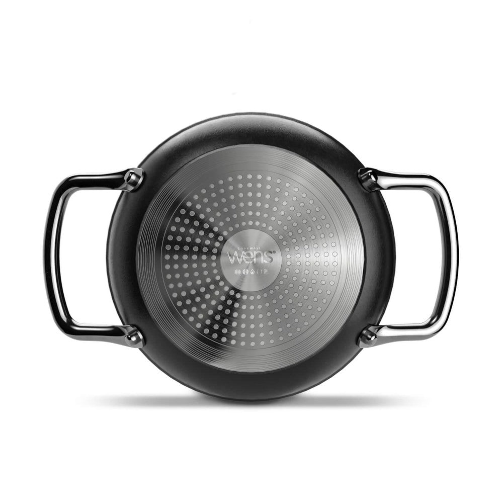 Set Sartenes y Paila Aluminio Forjado Black 28 cm, 24 cm y 16 cm