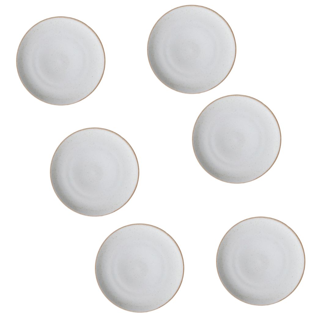 Set de Platos Blanco/Beige Artisan 17,3 cm, 28 cm y 23 cm