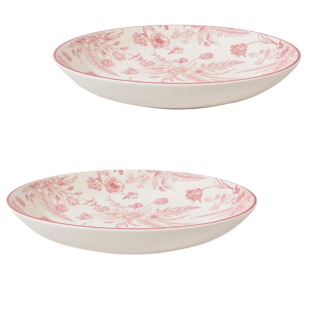 Set de 6 Platos Sopa 20 Cm Rose