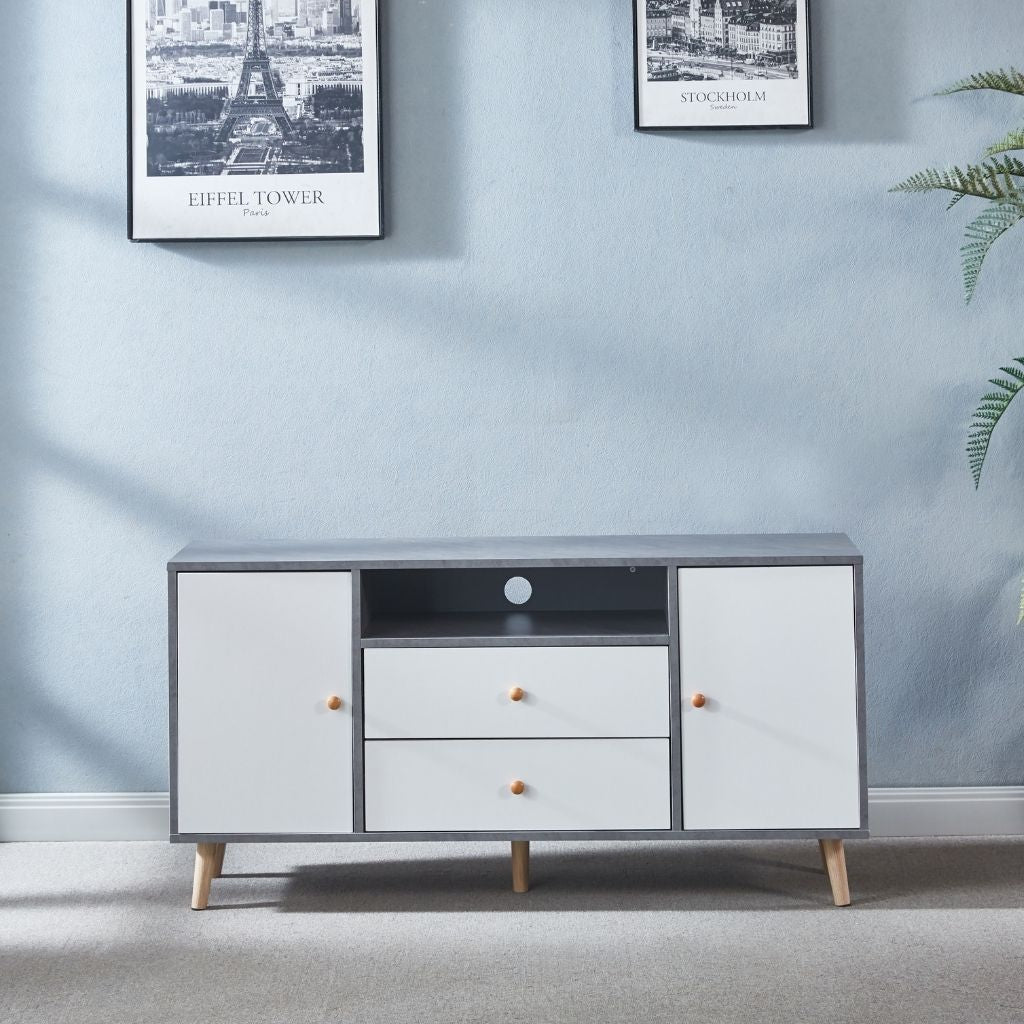 Rack de TV o Buffet con Cajones Nordic