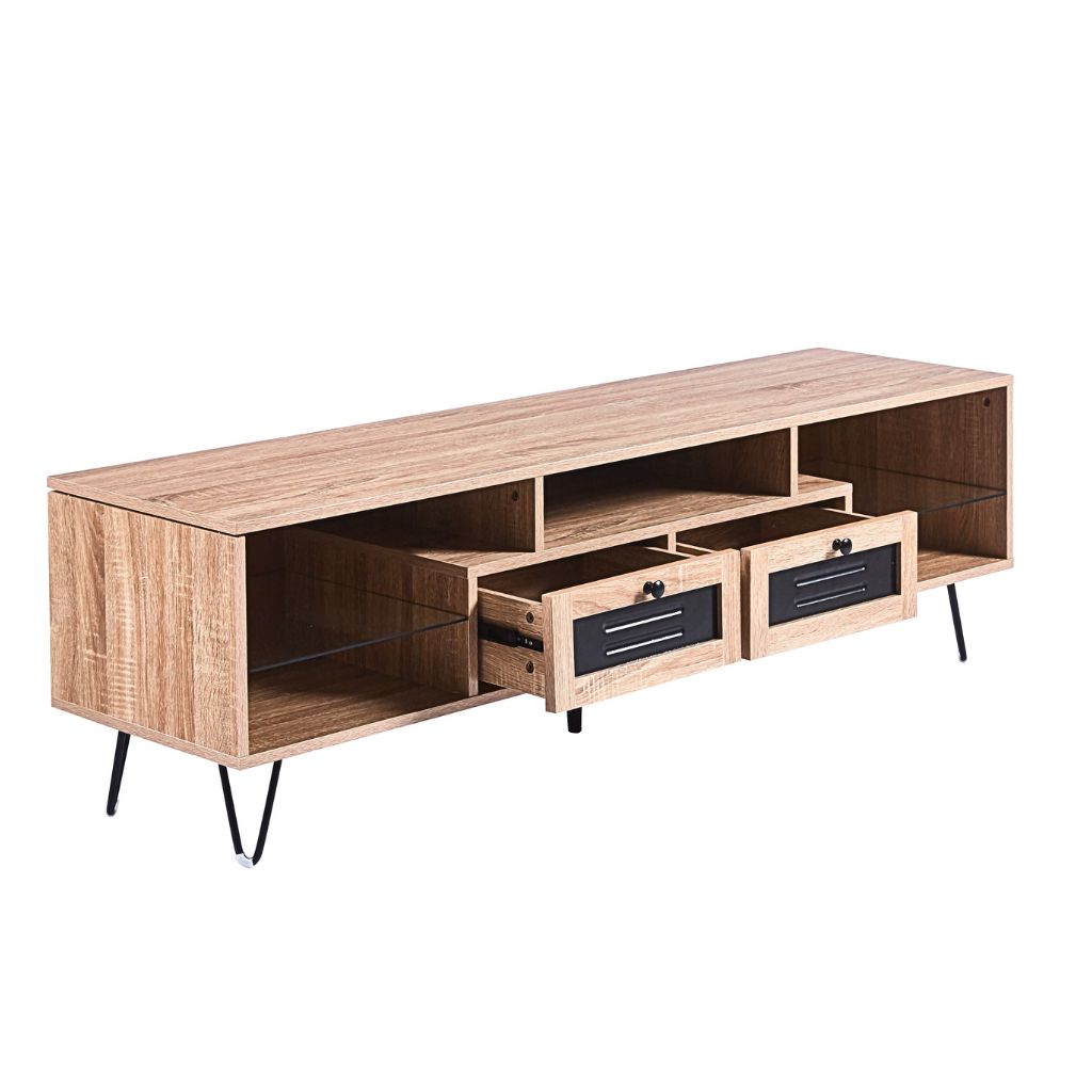 Rack de TV con 2 Cajones