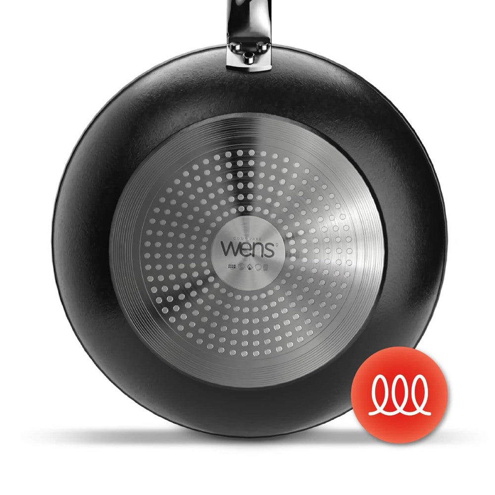 Set Sartenes y Paila Aluminio Forjado Black 28 cm, 24 cm y 16 cm