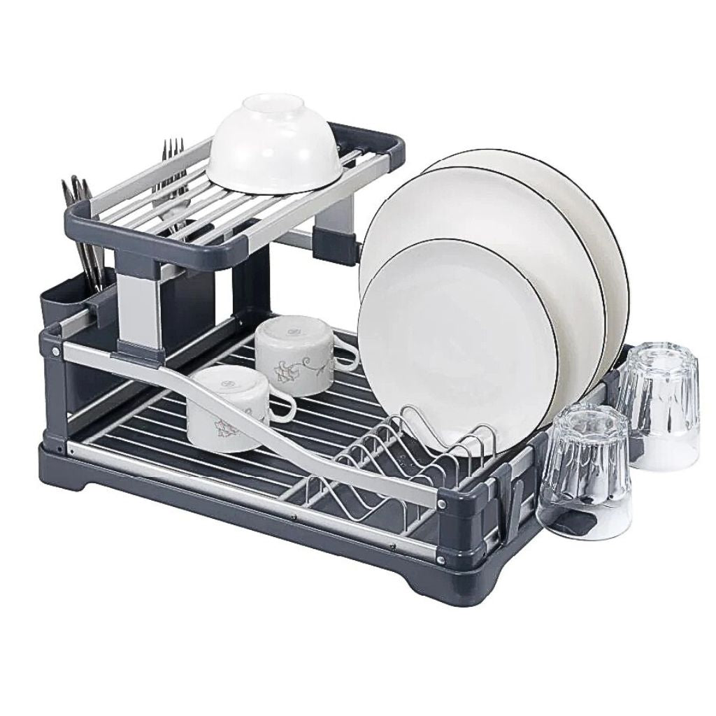 Secaplatos Escurridor 2 pisos Bravio 54x37x27 cm Quality Design