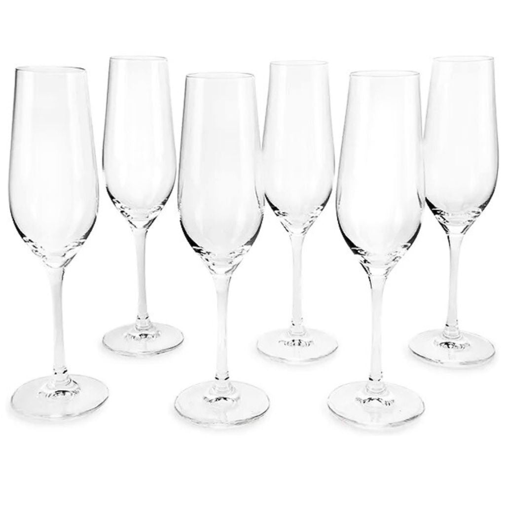 Set 6 Copas Cristal 214 ml Espumante Stellenbosch Hausmann