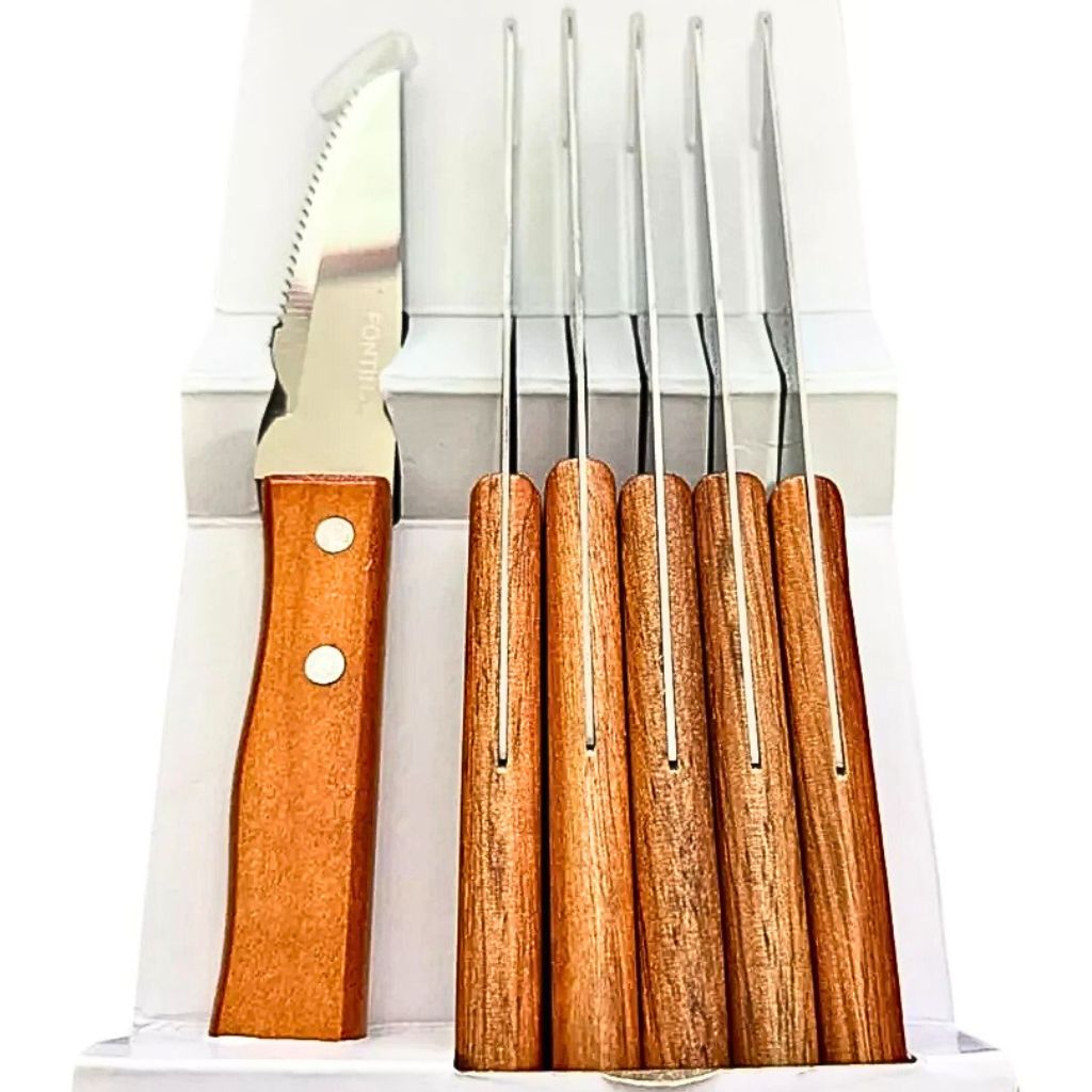 Set 6 Cuchillos Carnes Fontina