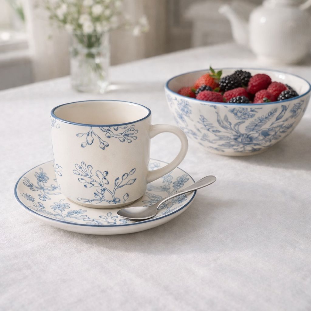 Set Desayuno Eleanor Hallen 24 Piezas para 6 Personas