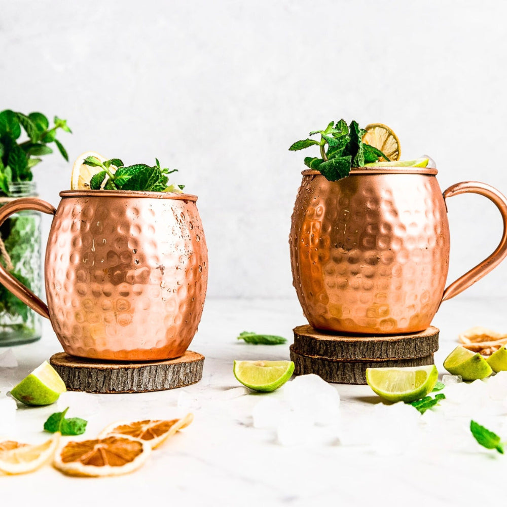 Set 2 Mug Cobre Martillado