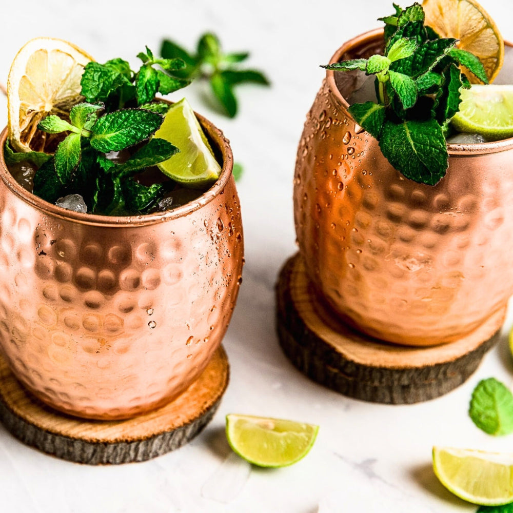 Set 2 Mug Cobre Martillado