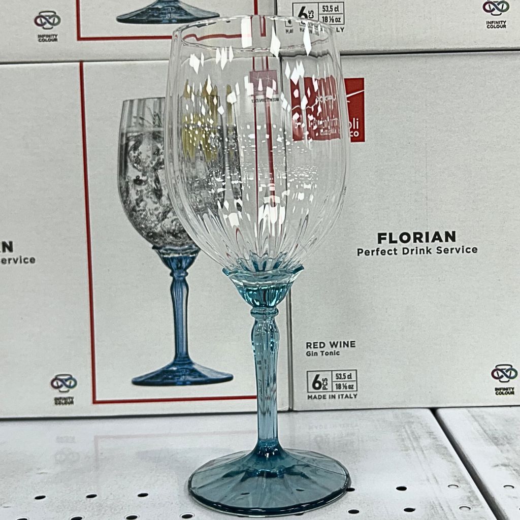 Set de 6 Copas de vino tinto florian azul Bormioli Rocco 535 ml