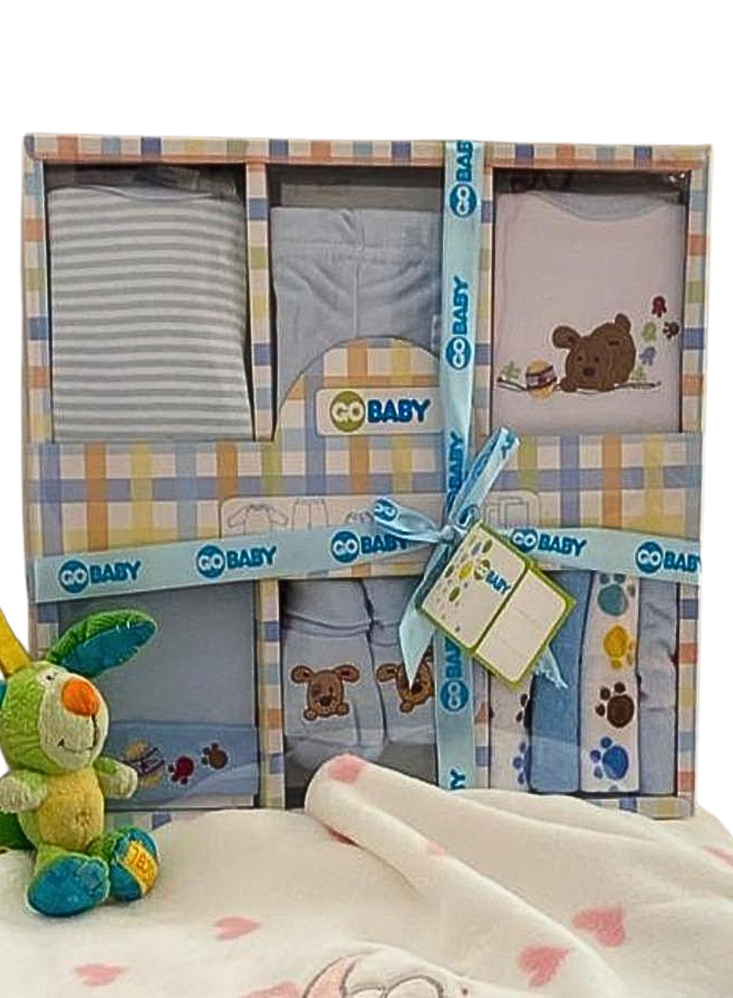 Set Bebe 10 Piezas Celeste de 0 a 6 meses
