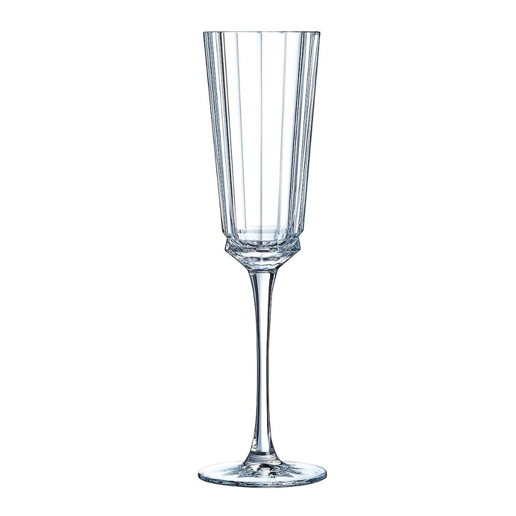 Set de 6 copas flute 170 ml Macassar Cristal d'Arques