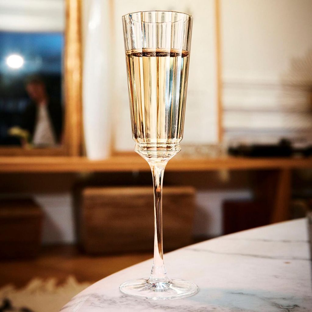 Set de 6 copas flute 170 ml Macassar Cristal d'Arques