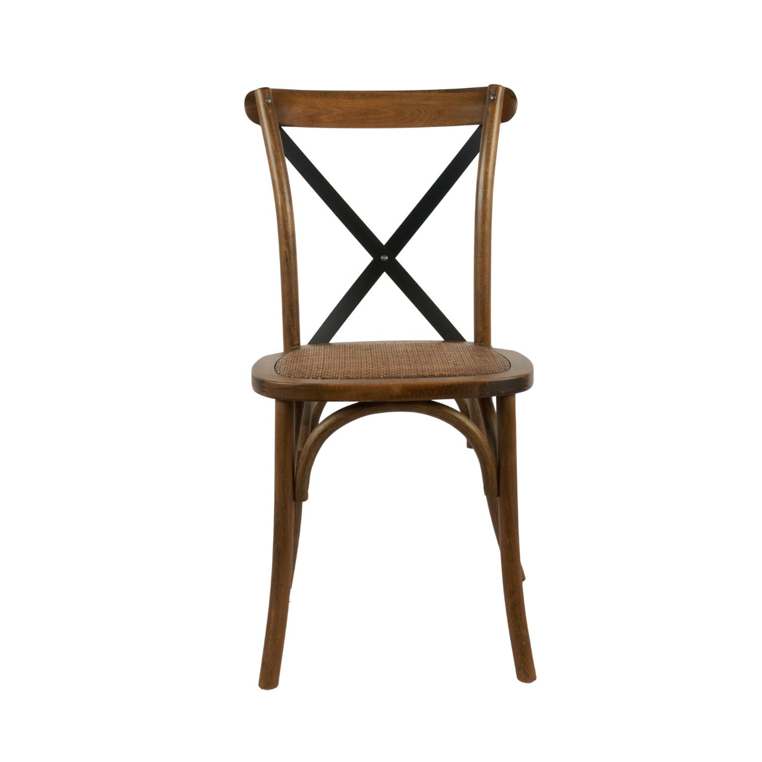 Silla Crossback Madera Rattan