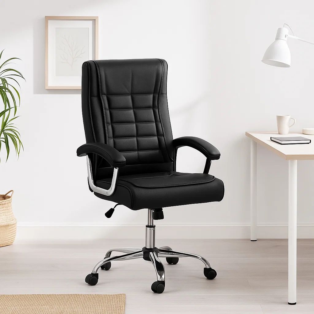 Silla Toscana Ejecutiva de Oficina - Negro